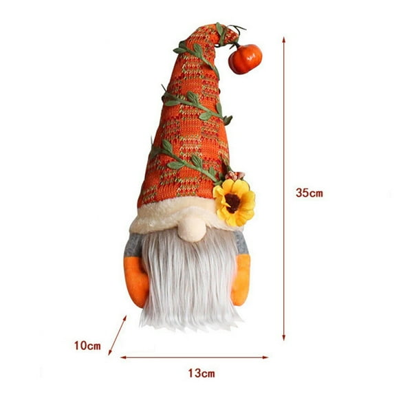 Ardorlove 13.7inch Handmade Christmas Gnome Decoration Santa Swedish Figurines