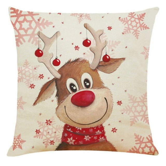 Ardorlove Christmas Pillow Case Covers Couch 45x45cm Pillow Cover