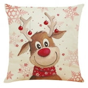 Ardorlove Christmas Pillow Case Covers Couch 45x45cm Pillow Cover