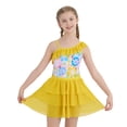 thumbnail image 1 of Ardorlove Girls Swimsuits One Piece with Mesh Skirt (Age 5-12Y) Swimsuit Teen Girls Bathing Suit Quick Dry One Shoulder Ruffle Swimwear, 1 of 6