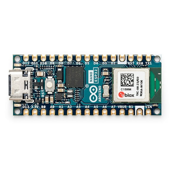 Arduino ABX00092 Nano without headers ESP32-S3, USB-C, Wi-Fi, Bluetooth, HID Support, MicroPython Compatible