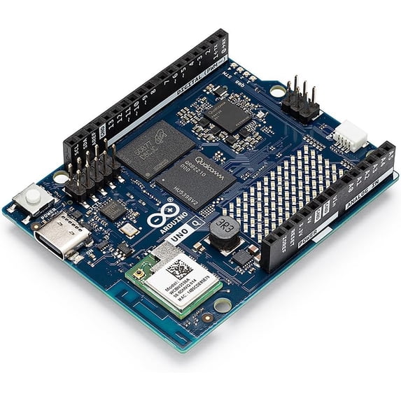 Arduino ABX00173 UNO Q 4GB Hybrid Board QRB2210 & STM32U585 Microcontroller AI Vision, IoT, Robotics Linux Wi-Fi USB-C