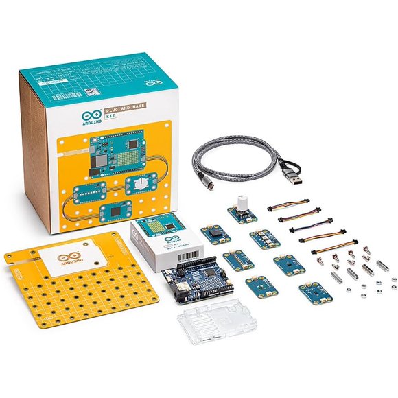 Arduino AKX00069 Official Starter Kit Beginners Build Connected Projects Easily, Educational Technology Learning Coding