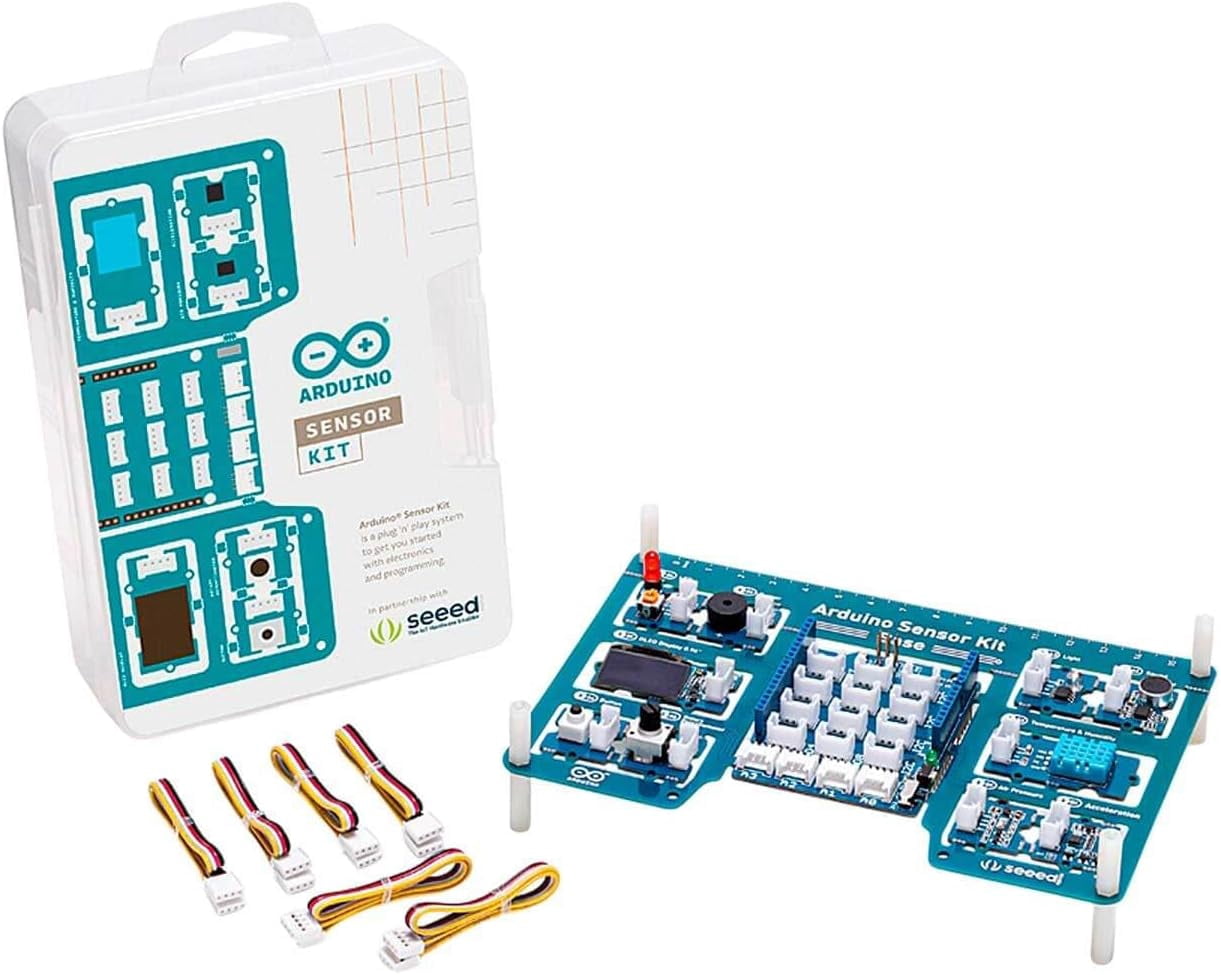 Arduino TPX00031  Sensor Kit - Base Essential Sensors for Beginners, Includes 10+ Sensors for DIY Projects & Learning