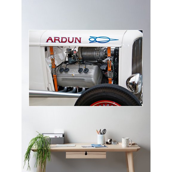 Ardun V8 Poster Wall Art, Modern Wall Decor For Living Room Bedroom, 8x12 UNFRAMED
