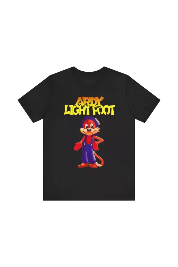 Ardy Lightfoot SNES Retro Style Cover Art Logo Unisex Jersey Short Sleeve Tee | eBay