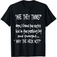 thumbnail image 1 of Are They Twins Funny Dad Daddy Parent Humor Joke Mens T-Shirt, 1 of 4