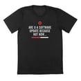 thumbnail image 1 of Are U A Humor Graphic Black Mens T-Shirt, 1 of 1