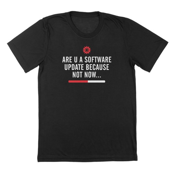 Are U A Humor Graphic Black Mens T-Shirt