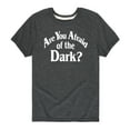 thumbnail image 1 of Are You Afraid Of The Dark? - Afraid Logo - Toddler And Youth Short Sleeve Graphic T-Shirt, 1 of 4
