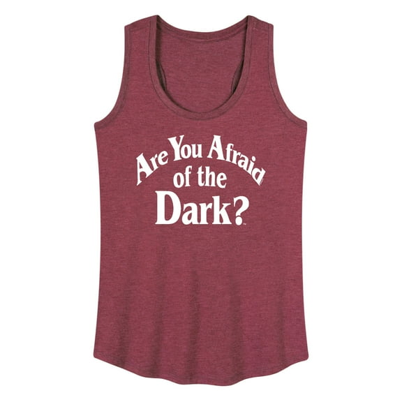 Are You Afraid Of The Dark? - Afraid Logo - Women's Racerback Tank Top