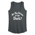 thumbnail image 1 of Are You Afraid Of The Dark? - Afraid Logo - Women's Racerback Tank Top, 1 of 4