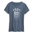 thumbnail image 1 of Are You Afraid Of The Dark? - Lights Out - Women's Short Sleeve Graphic T-Shirt, 1 of 4