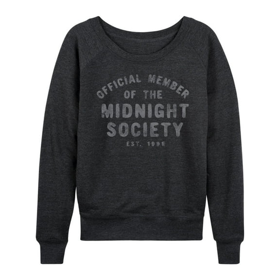 Are You Afraid Of The Dark? - Midnight Society - Women's Lightweight French Terry Long Sleeve Shirt
