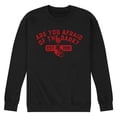 thumbnail image 1 of Are You Afraid of the Dark - Red Match Logo - Men's Crew Fleece, 1 of 5