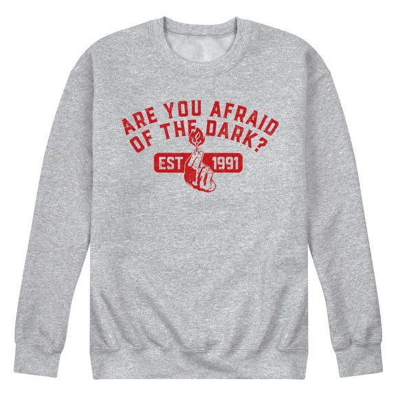 Are You Afraid of the Dark - Red Match Logo - Men's Crew Fleece