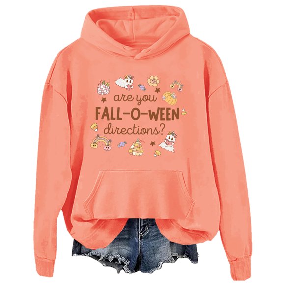 Are You Fall-O-Ween Directions Sweatshirt Funny Ghost Pumpkin Halloween Hoodie