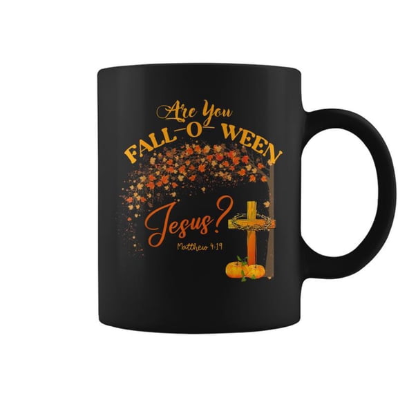 Are You Fall O Ween Jesus Man Christian Halloween Coffee Mugs