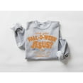 thumbnail image 1 of “Are You Fall-O-Ween Jesus?” Sweatshirt - Faith-Based Autumn Sweater - Retro Fall Christian Crewneck, 1 of 4