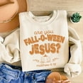 thumbnail image 1 of “Are You Fall-O-Ween Jesus?” Sweatshirt - Faith-Based Autumn Sweater - Retro Fall Christian Crewneck, 1 of 4