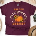 thumbnail image 1 of Are You Fall-O-Ween Jesus T-Shirt, Christian Fall Pumpkin Tee, Maroon, Size 2XL, 1 of 6