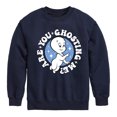 thumbnail image 1 of Are You Ghosting Me - Toddler And Youth Crewneck Fleece Sweatshirt, 1 of 5