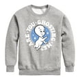 thumbnail image 1 of Are You Ghosting Me - Toddler And Youth Crewneck Fleece Sweatshirt, 1 of 5