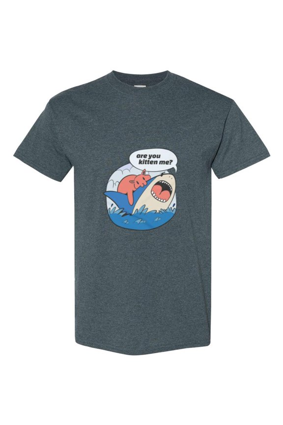 Are You Kitten Me Funny Cat Pun Humorous Cute Kitty Sarcastic Pet Graphic T-Shirt, for men & women, up to size 5XL