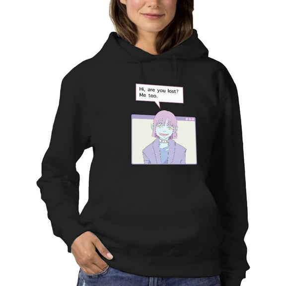 Are You Lost? Hoodie Women -Smartprints Designs, Female XX-Large