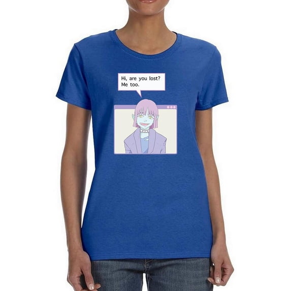 Are You Lost? T-Shirt Women -Smartprints Designs, Female XX-Large