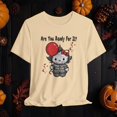 thumbnail image 1 of Are You Ready For It Hello Kitty Halloween T-Shirt, Cute Fall, Spooky Season Shirt, IT Movie, 1 of 2
