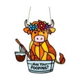 'Are You ' Window Hanging Cow Decoration Crafting Clear Beads Chain