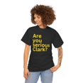thumbnail image 1 of Are you serious Clark #22 Women's Basketball T-Shirt Unisex Cotton Tee, 1 of 4