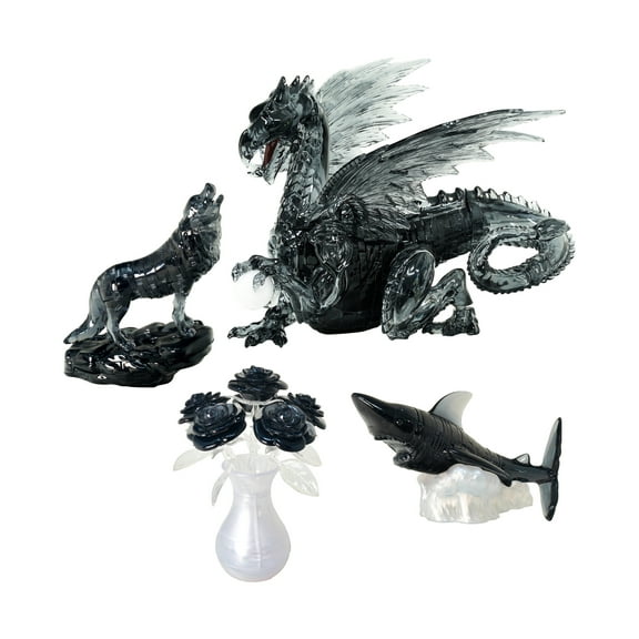 AreYouGame.com 3D Crystal Puzzle - Black Magic Collection: 179 Pcs