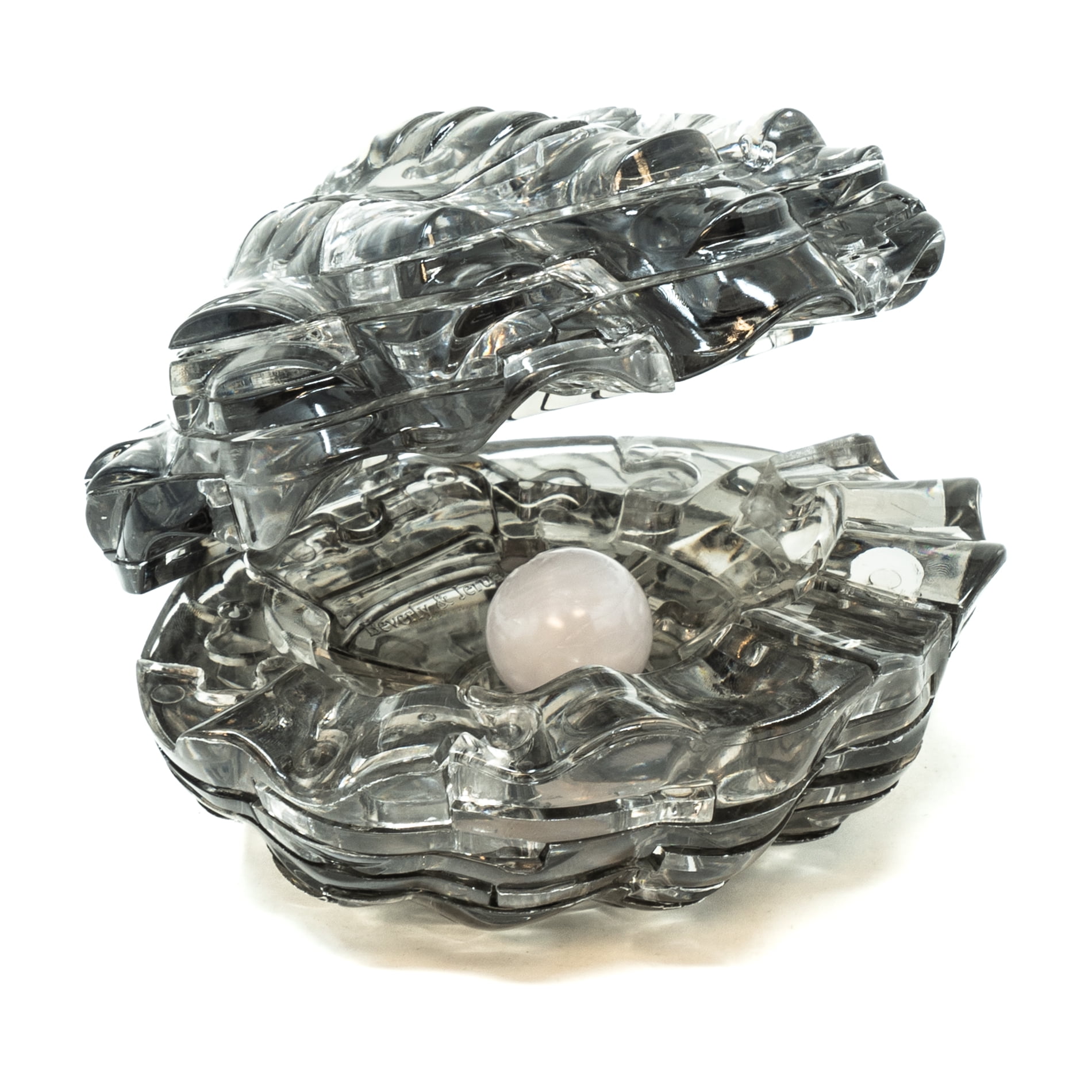 AreYouGame.com 3D Crystal Puzzle - Pearl in Black Shell: 48 Pcs