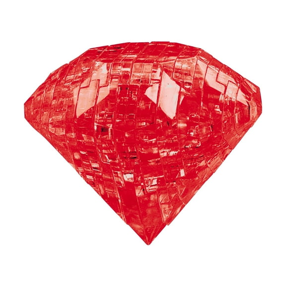 AreYouGame.com 3D Crystal Puzzle - Ruby: 43 Pieces