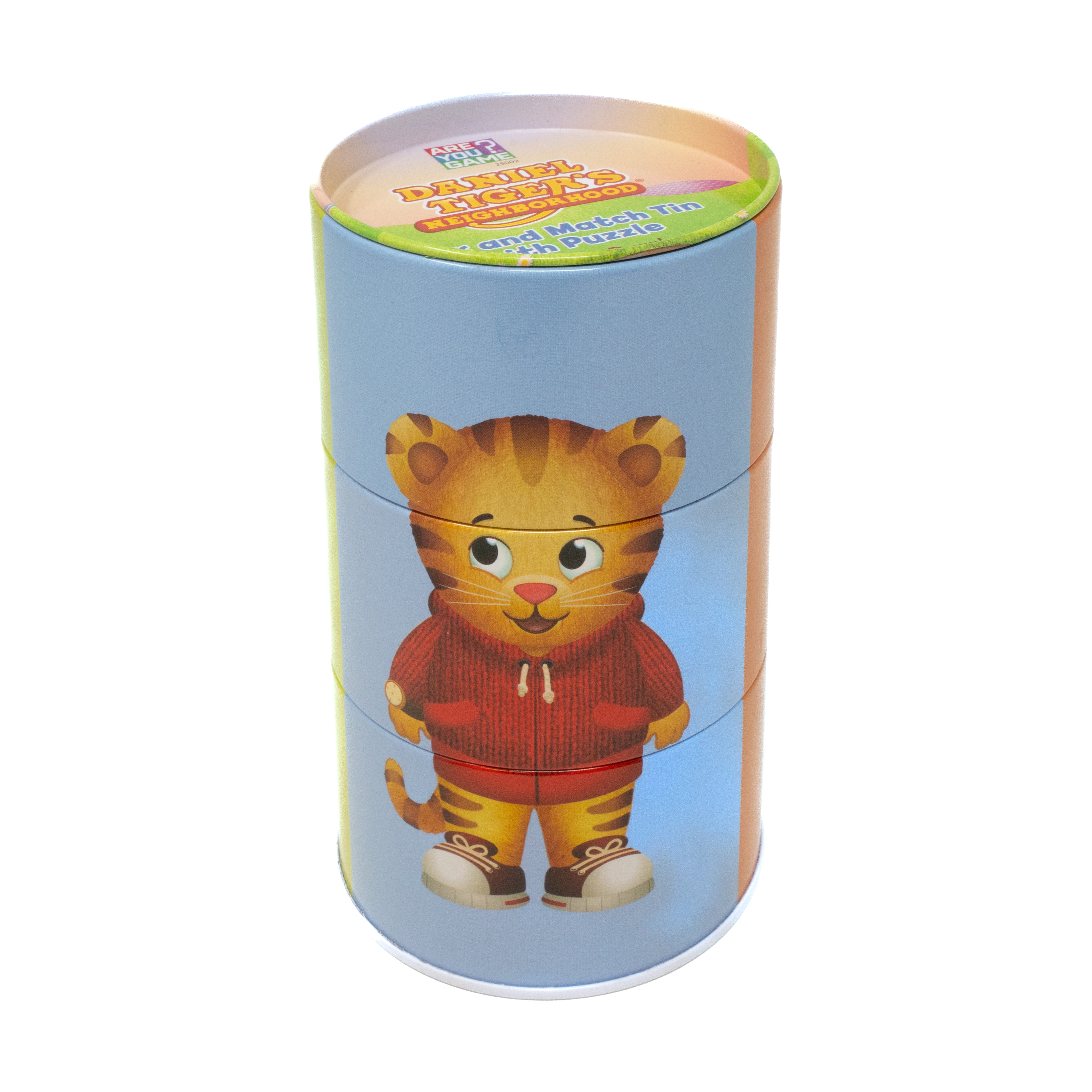 AreYouGame.com Daniel Tiger's Neighborhood Mix and Match Tin with Puzzle:24 Pcs