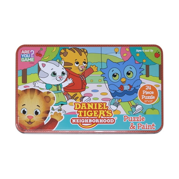 AreYouGame.com Daniel Tiger's Neighborhood - Puzzle & Paint: 24 Pcs