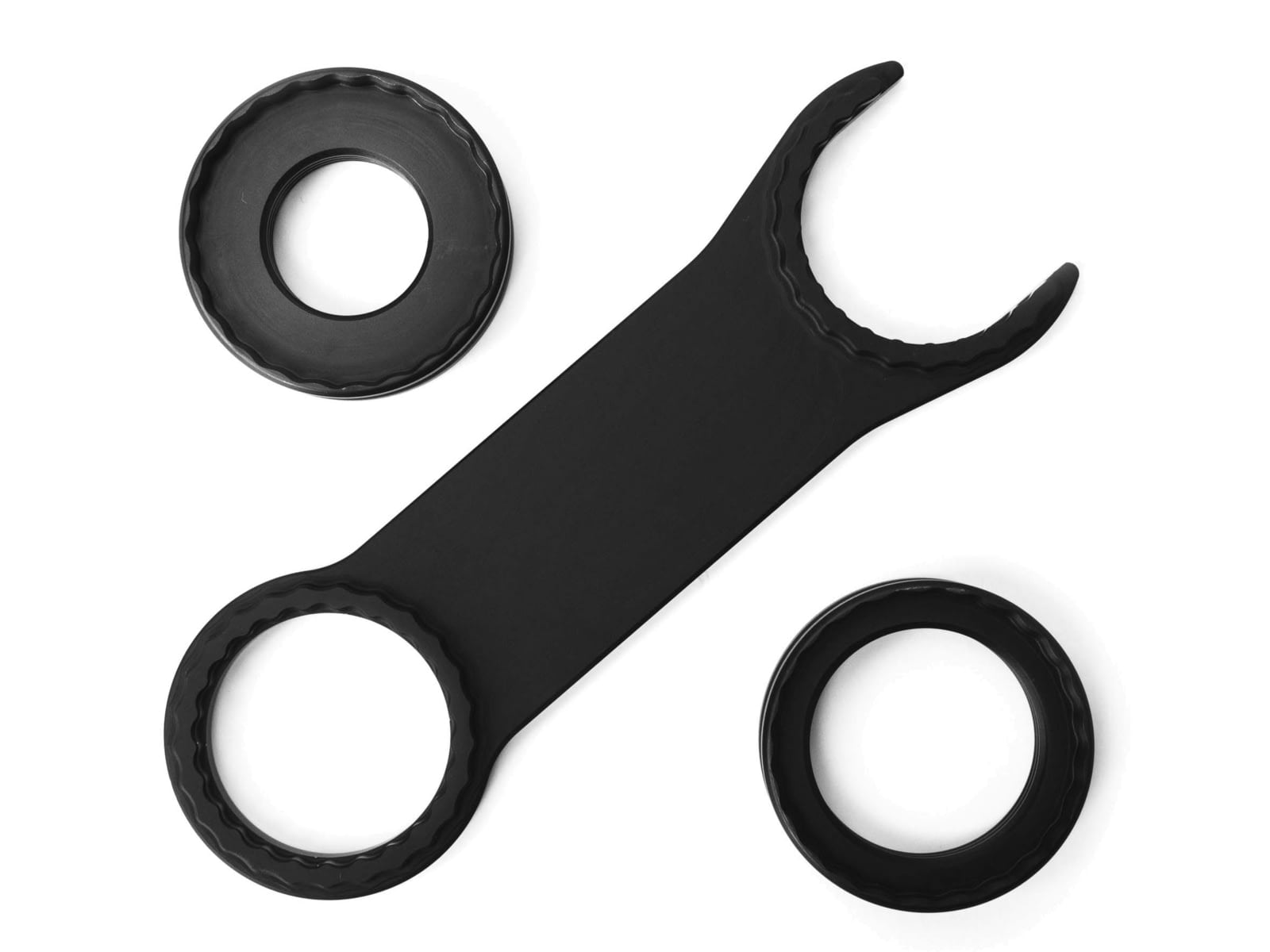Area 419 Zero Locking Die Ring Hybrid Pack, 4 Rings, Black