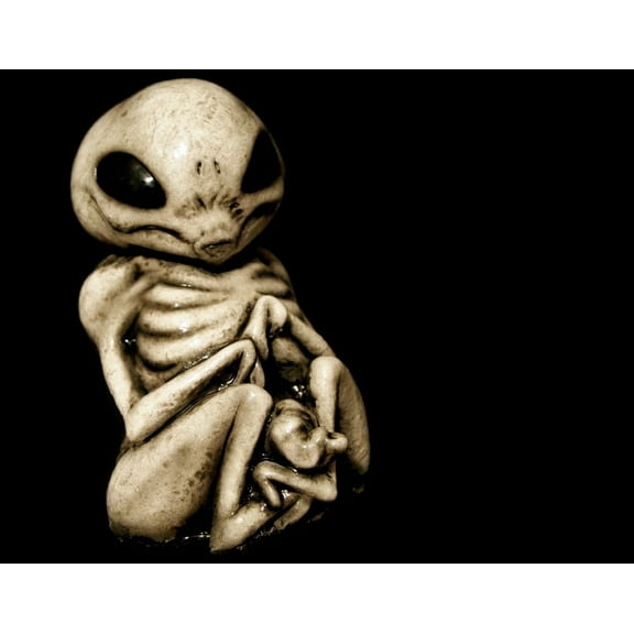 Area 51 Alien Embryo Specimen Jar White Variant - Halloween Adult Latex Realistic Prop