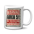 thumbnail image 1 of Area 51 Distressed Sign Ceramic 11oz Mug, 1 of 2