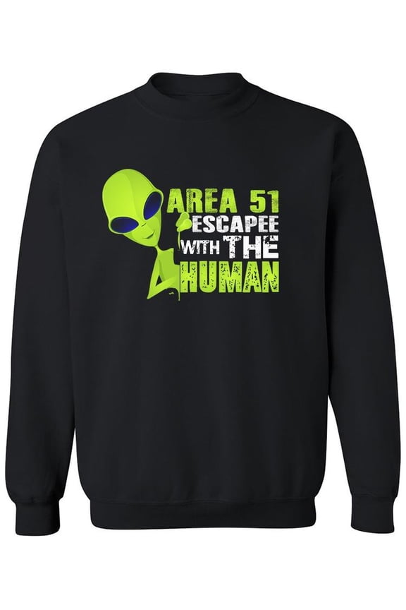 Area 51 Escape Design Sweatshirt Men -Image by Shutterstock, Male Medium