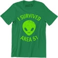 thumbnail image 1 of Area 51 I Survived They Can't Stop Us All UFO Funny Humor Gear Tee Shirt, 1 of 4