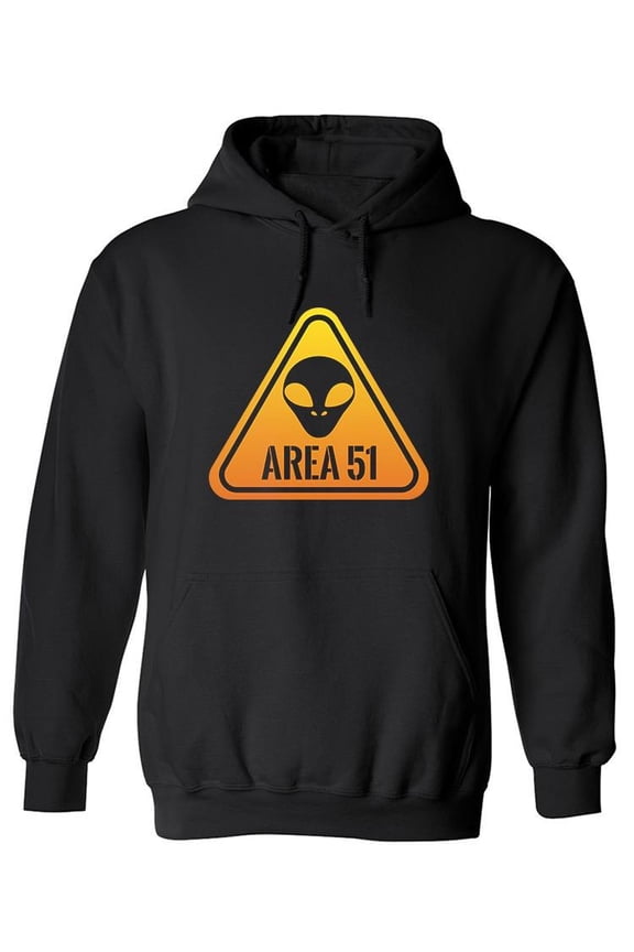 Area 51 Sign Design Hoodie Men -Image by Shutterstock, Male x-Large