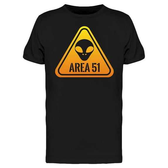 Area 51 Sign T-Shirt Men -Image by Shutterstock, Male Large