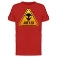 thumbnail image 1 of Area 51 Sign T-Shirt Men -Image by Shutterstock, Male Small, 1 of 2