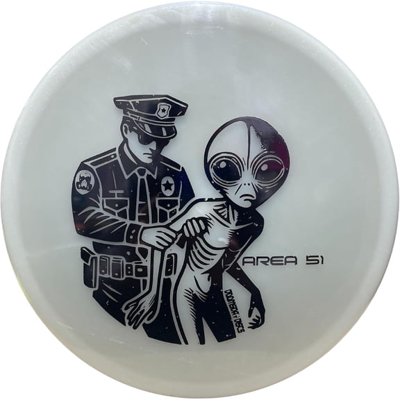 Area 51 | Stable Disc Golf Putter and Approach Disc | Premium Glow in The Dark Plastic
