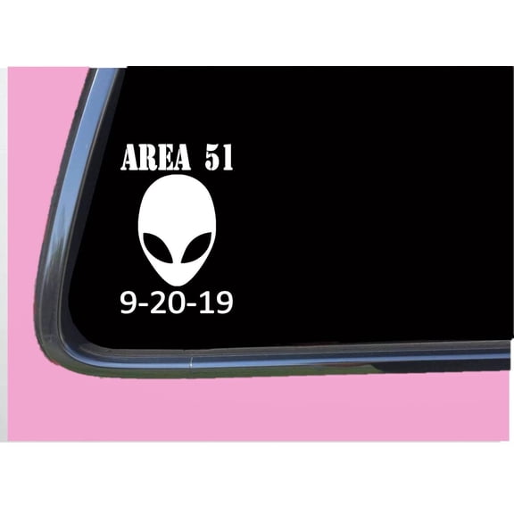 Area 51 Sticker Decal TP 791 6" Decal alien ufo tshirt storm