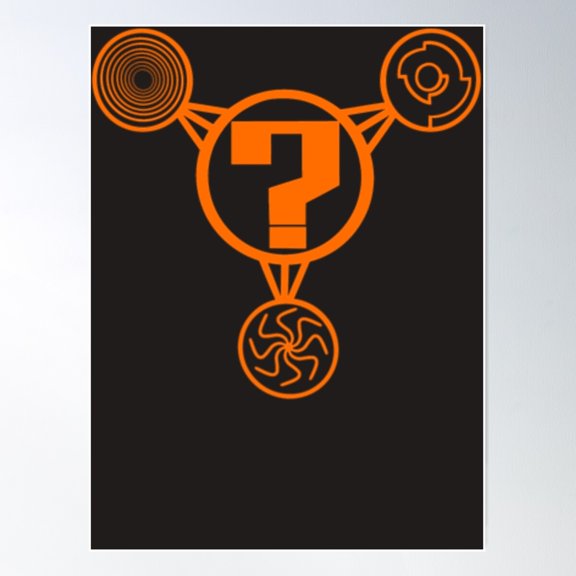 Area Fifty Something Logo Poster Wall Art, Modern Wall Decor For Living Room Bedroom, 8x12 UNFRAMED