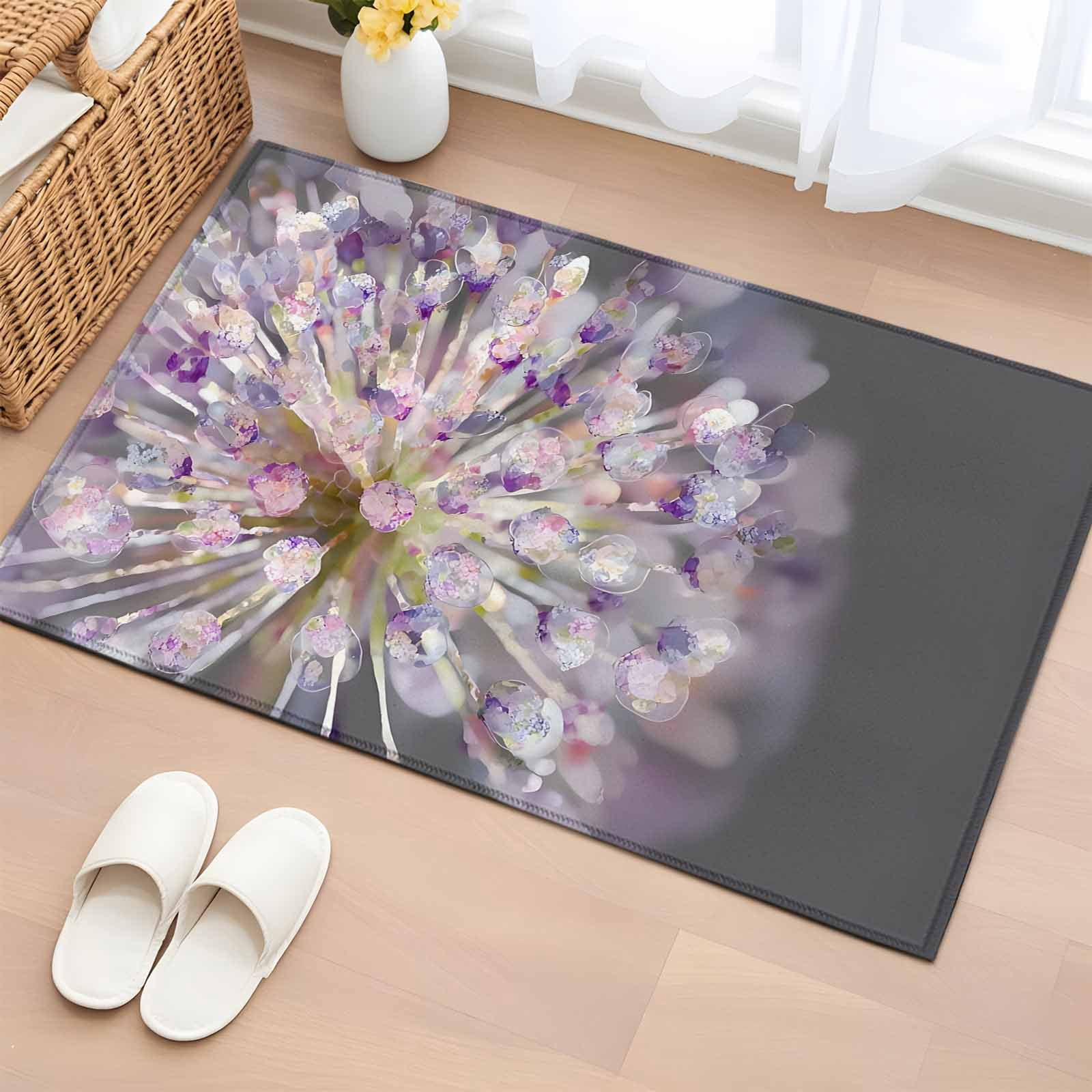 Area Rug 2 x 3 Ft, Fantasy Dandelion Indoor Accent Bathroom Rugs for ...